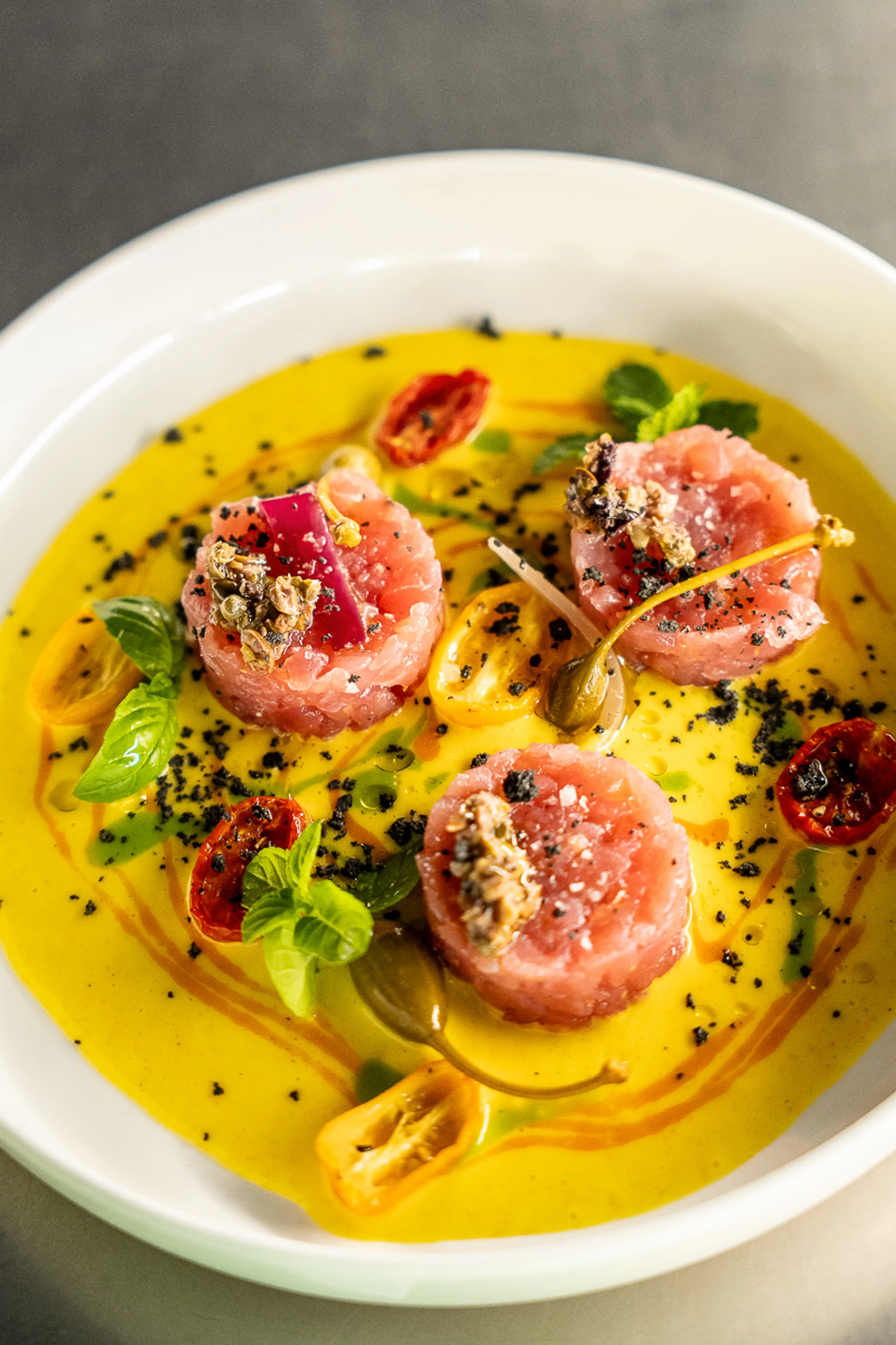 Dish from the L’agave menu in Capri