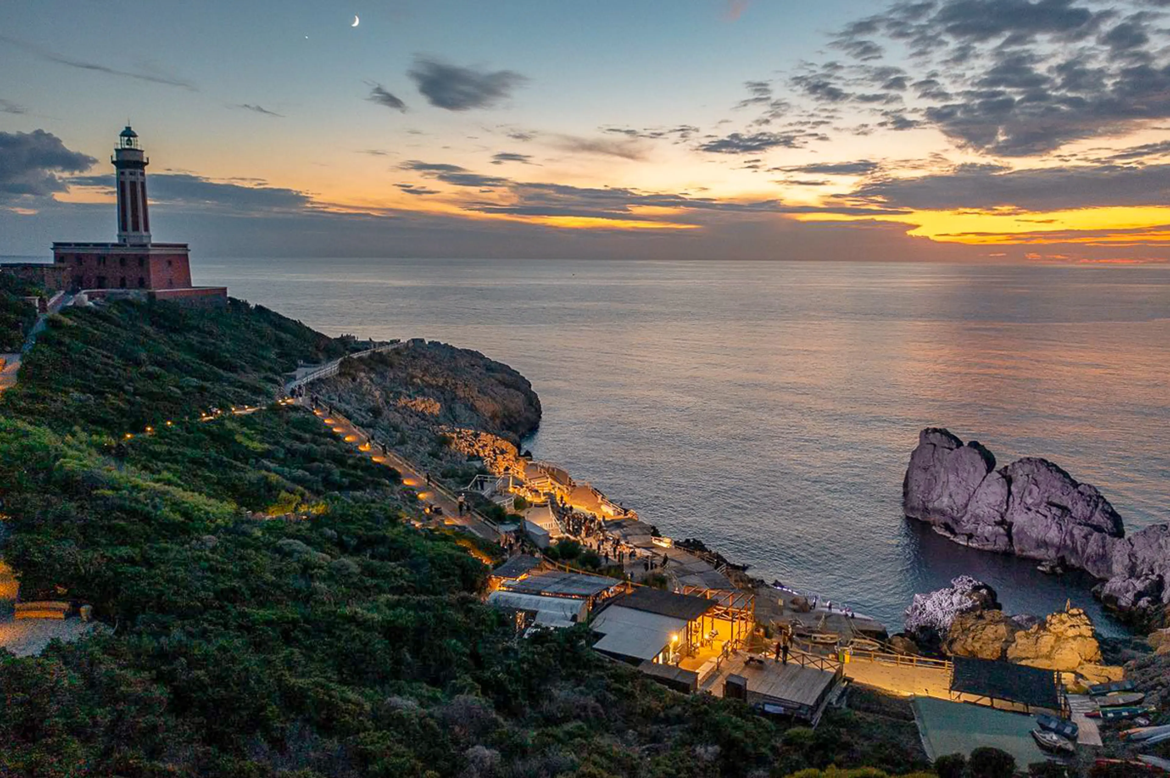 Maliblù Sunset — Faro di Punta Carena