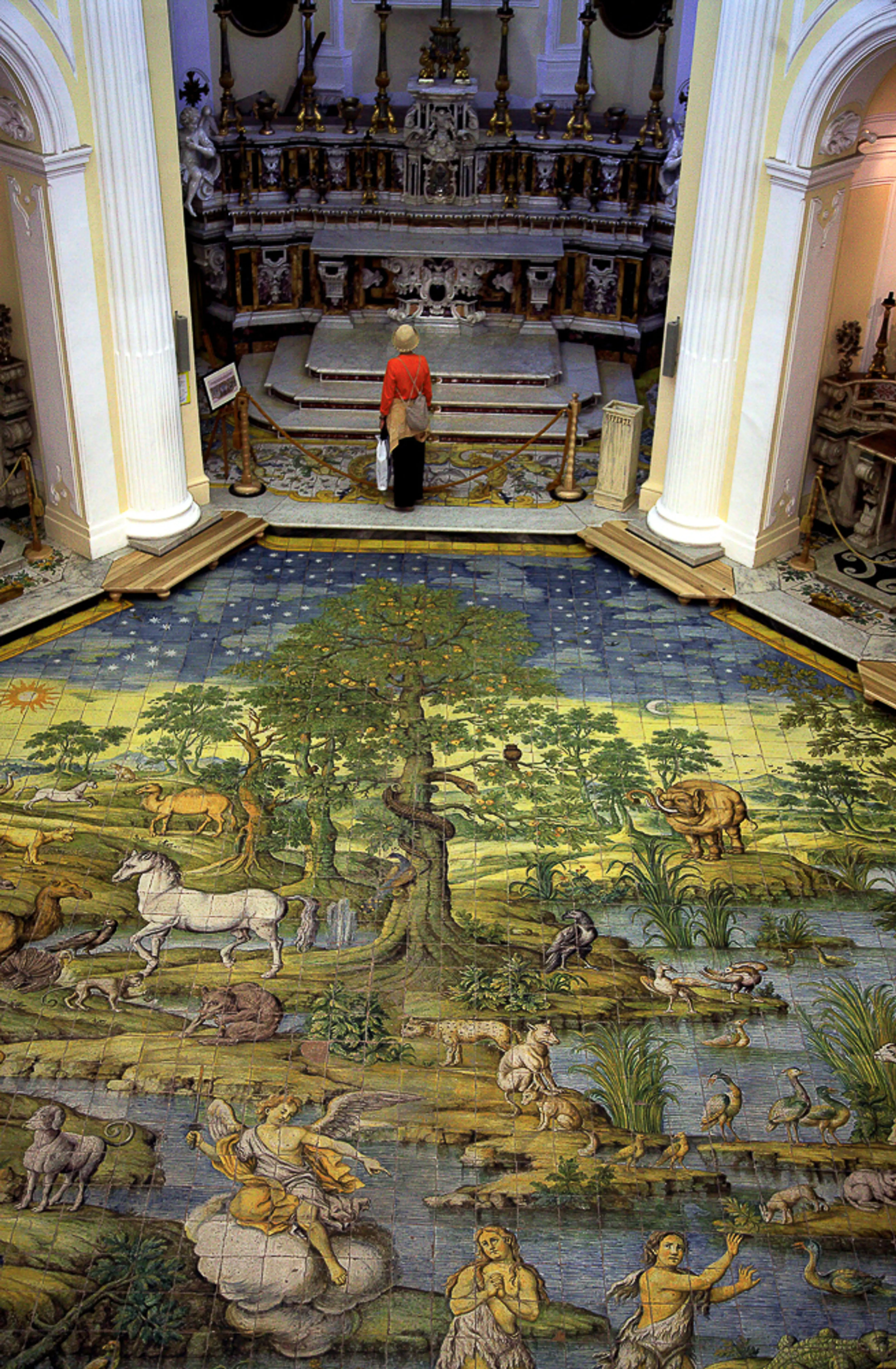 Natural cave on the coast of Capri