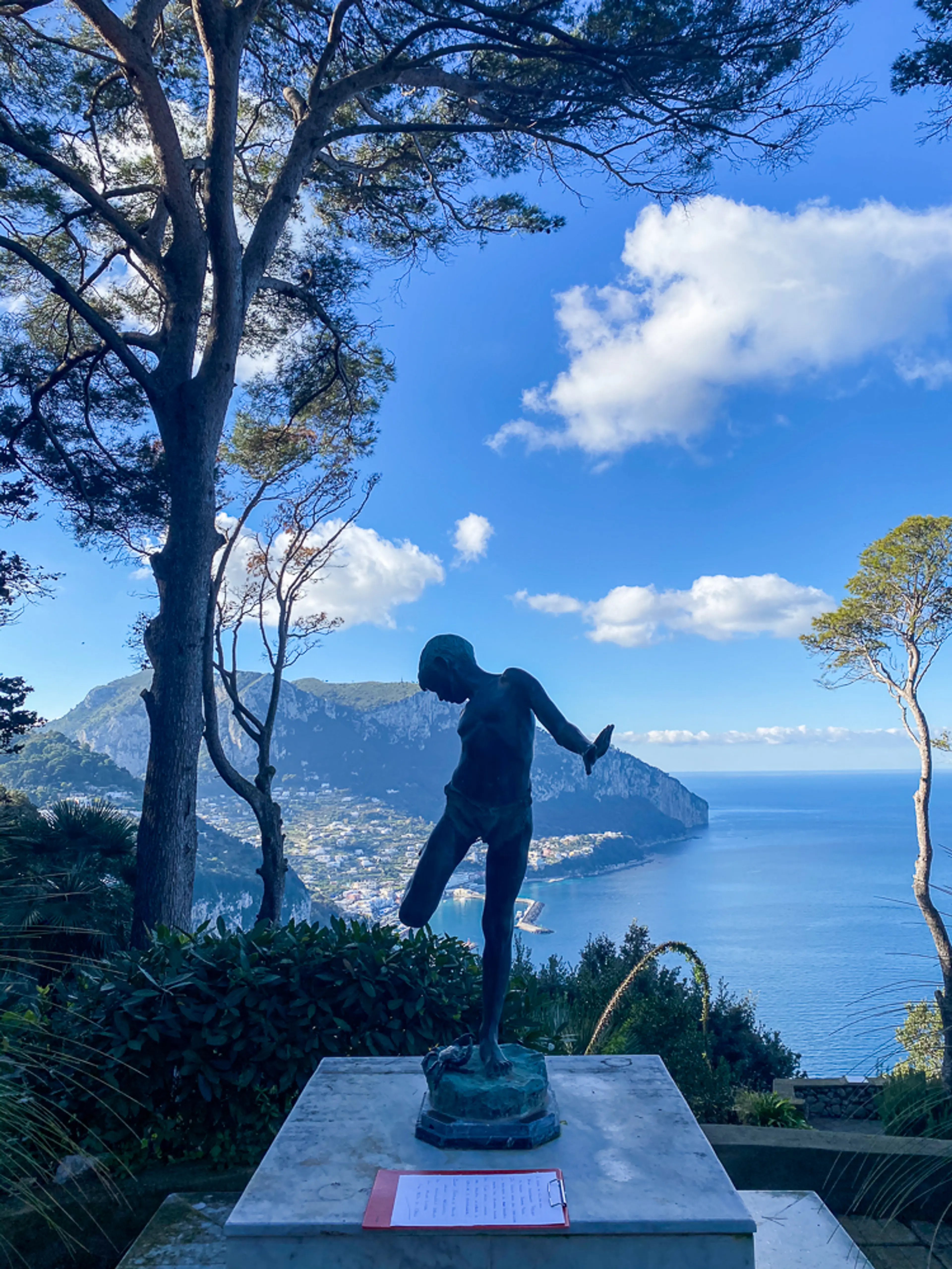 Piazzetta di Capri al tramonto