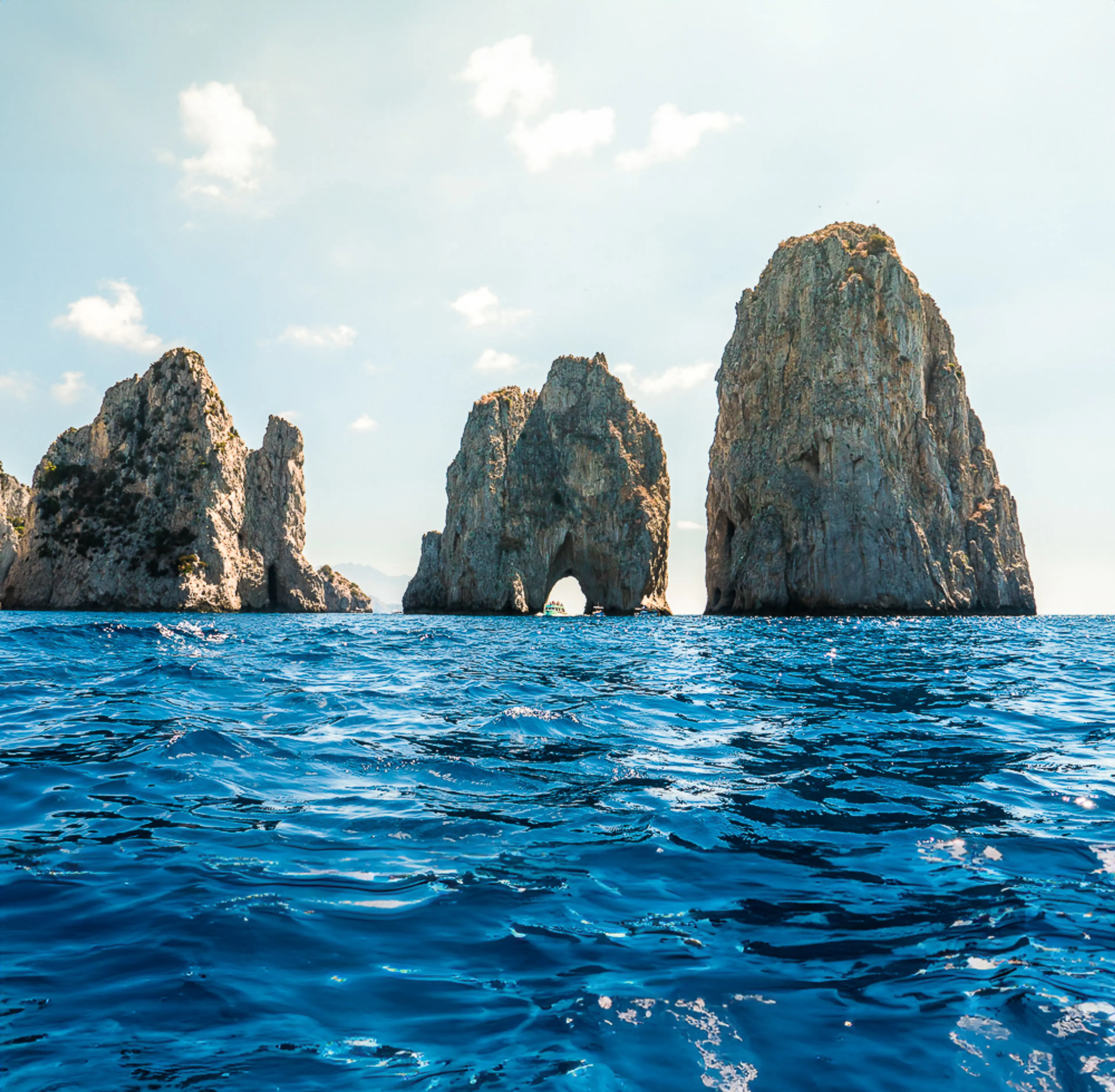 Coastal panorama of Capri