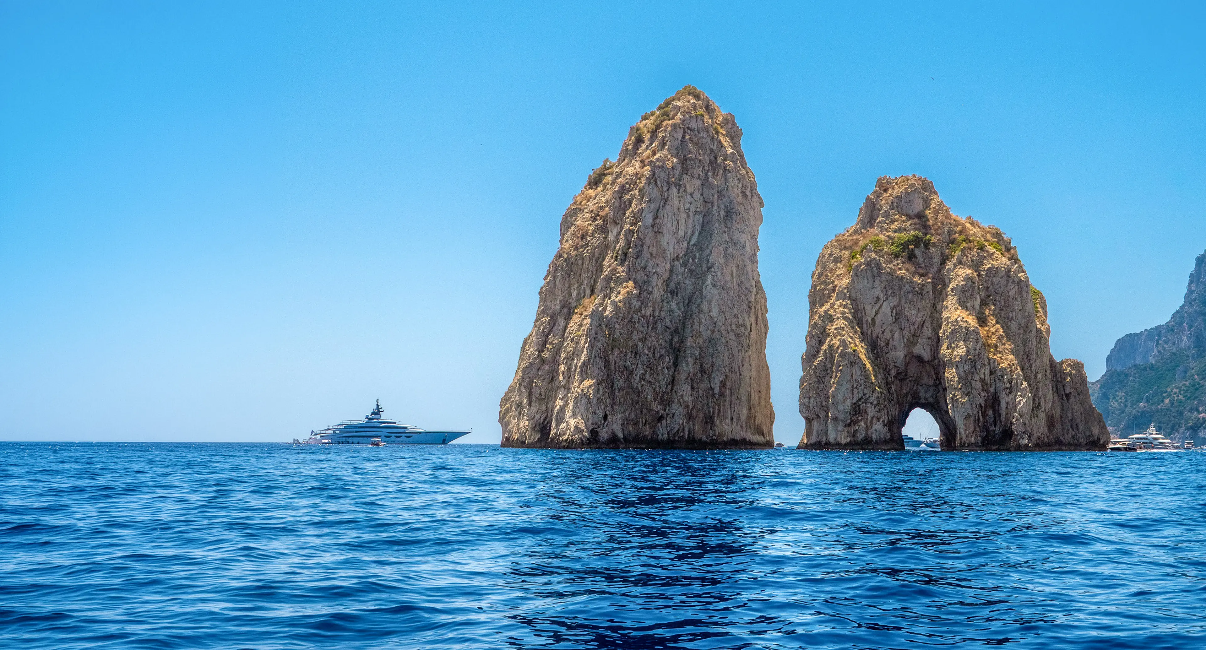 Coastal landscape of Capri