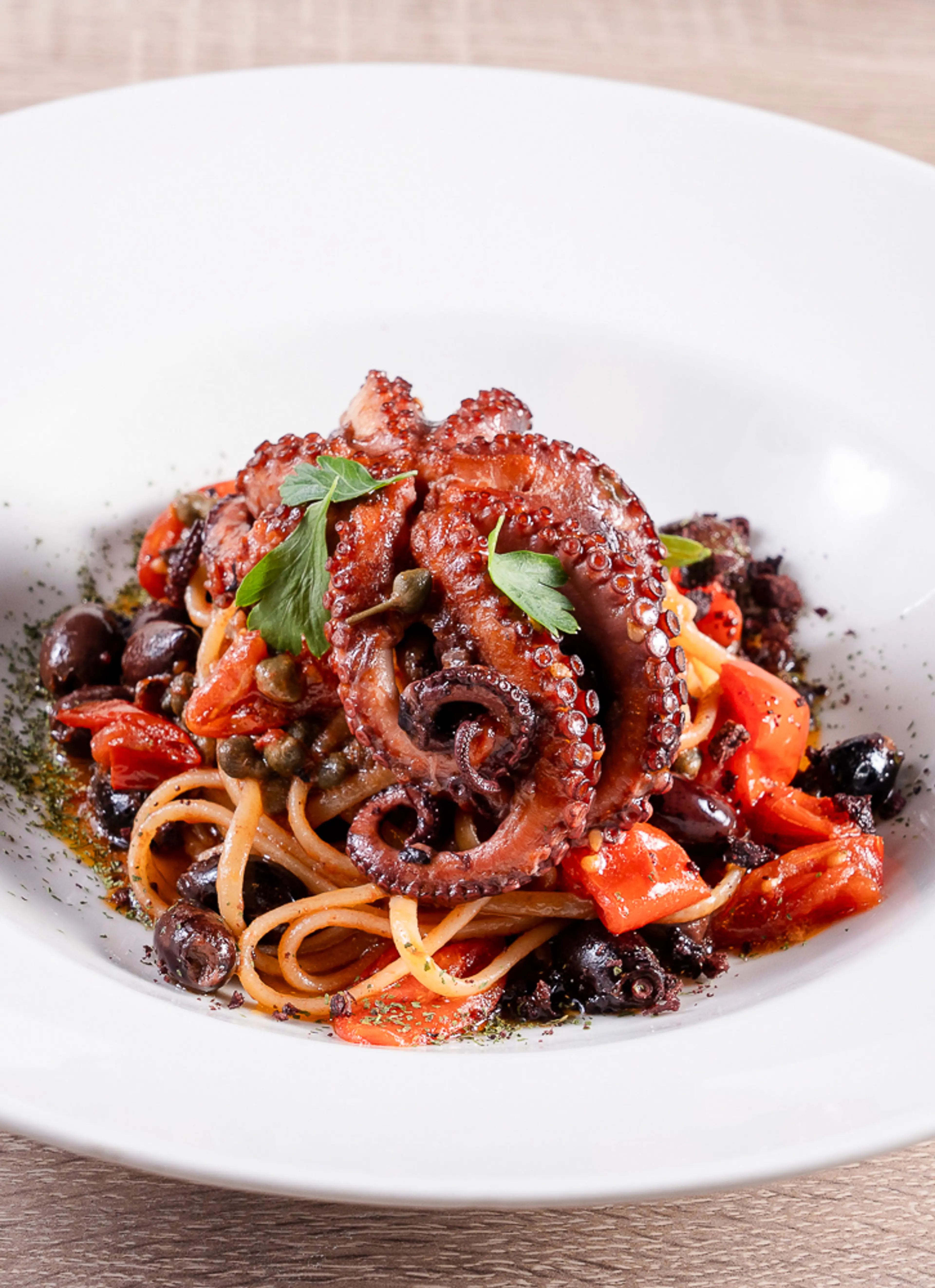 Linguine al polpo