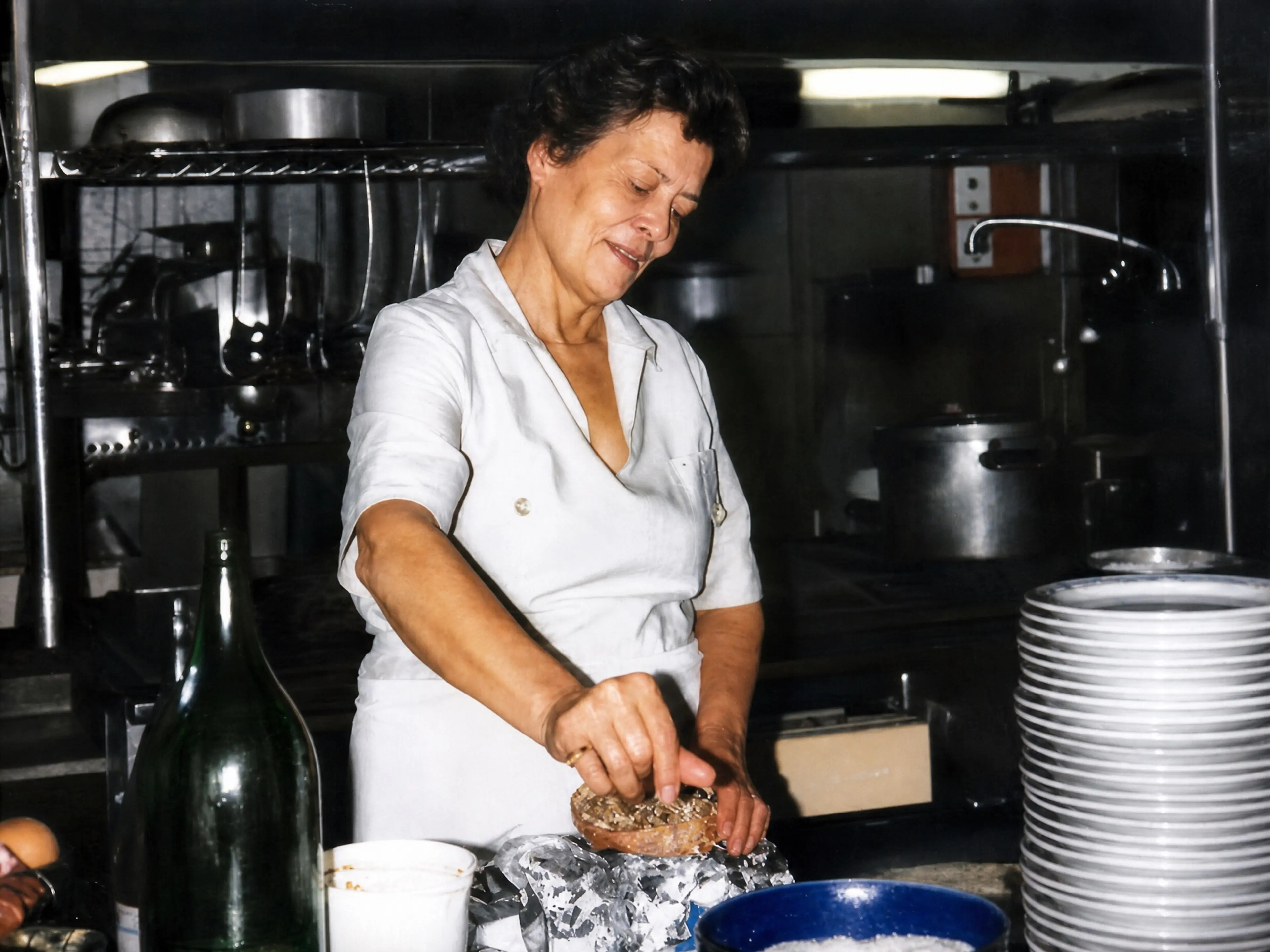 La nonna in cucina