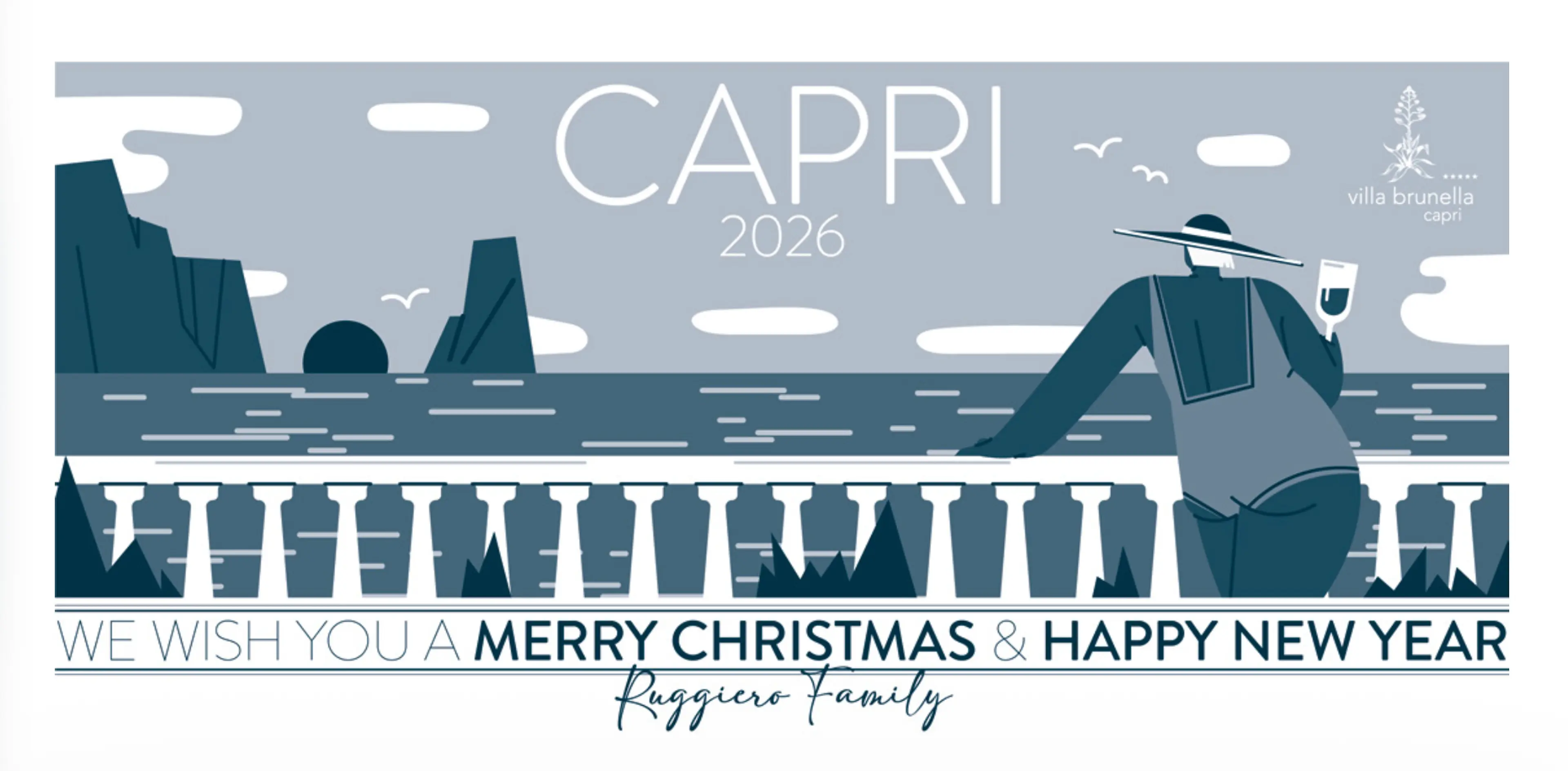 Villa Brunella 2026 calendar cover