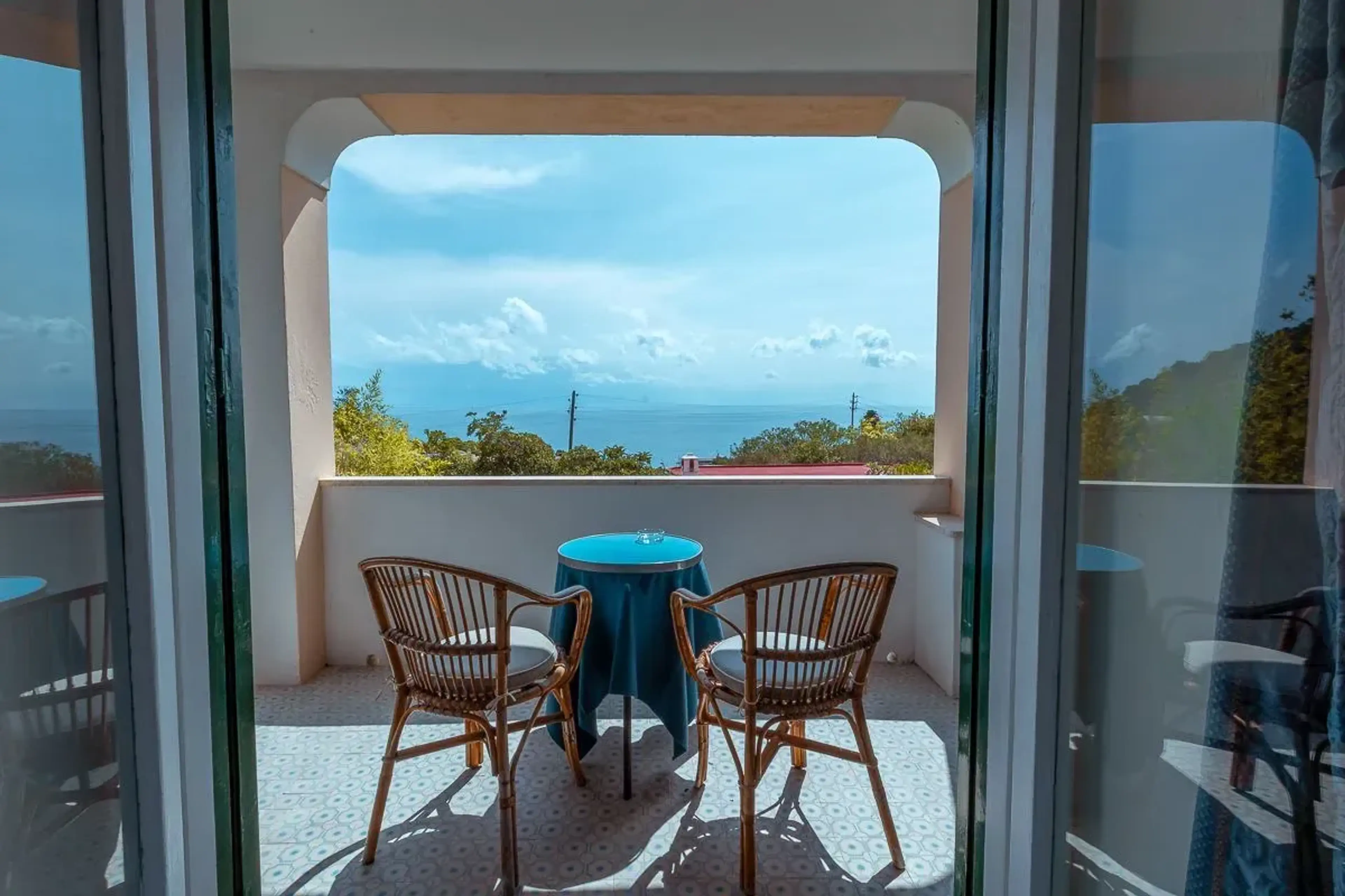 Balcony with sea view - Villa Sarah Capri